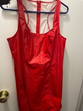 SHEIN Red Mini Bodycon Dress